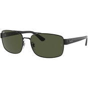 Ray Ban Naocare za sunce 0RB3687 002/31 61, Crne