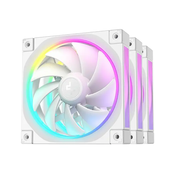 DEEPCOOL DeepCool FL12 WH 3v1 Ventilatorji za računalnik, 12cm, Bela