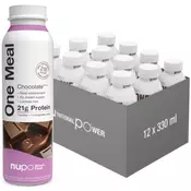One Meal +Prime Proteinski shake, cokolada, 12 ? 330 ml, Nupo