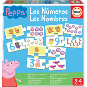 Educa Sestavljanka Peppa Pig: štetje 10x4 kosov
