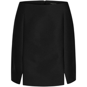 Suknja Bruuns Bazaar boja: crna, mini, ravna