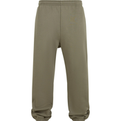 Mens basic sweatpants Fluffy light olive