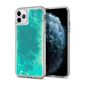 Puzdro presypajoče bleščice za Samsung Galaxy A8 2018 - Modra KP23534
