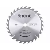 EXTOL žagin list z rezili, premer 350 x 3,3 x 30 mm, 28T 8803250