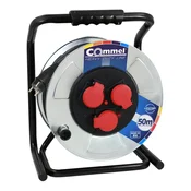 200-322 Kabelski kolut na kovinskem bobnu 280 mm, enofazni, 16 A 230 V ~ 350 3856024401241