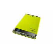 CellularLine prenosna baterija Manta 5000, USB-C, zelena