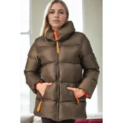Z9682 DEWBERRY WOMENS JACKET-KHAKI
