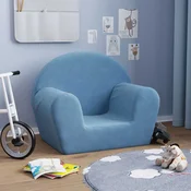 Djecja sofa plava mekana plišana