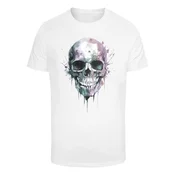 Mister Tee Majica Colorful Skull jelka/mauve/črna/bela