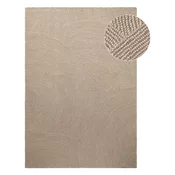 Bež ročno tkana volnena preproga 120x180 cm Eleni Light Beige – Hanse Home