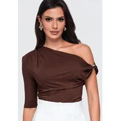 Ženska asimetrična ombre bluza