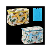Garden Line TERMO TORBA 25 x 17 x 17 CM 6L KUFER MIX 2 OBLIKA Z DVEMA HLADILNIMA VLOŽKOMA *9264