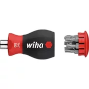 Wiha 10386 Stubby odvijac za bitove + 6 bitova u dršci, 1/4 ( W 10386 )