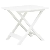 Vidaxl Zložljiva vrtna miza 79x72x70 cm plastika