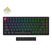 Keychron Keychron K2 QMK Brezžična Mehanska Tipkovnica (Version 3)/Hot-Swap/RGB LED/Banana Switch/US Layout/K2X-J4, (5000129556)