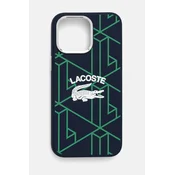 Etui za telefon Lacoste iPhone 15 Pro Max 6.7 mornarsko modra barva, LCHMP15XSBIV