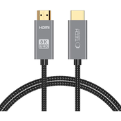 TECH-PROTECT ULTRABOOST HDMI 2.1 CABLE 4K 120HZ/8K 60HZ 100CM BLACK (5906302309085)