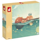 Janod Art puzzle Plavajoče violine 1000 kos