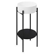 PUNO podstavek z umivalnikom 375x870x448xmm, črna - Črna - 37,5x87x44,8 cm - Sapho - PUNO - 24 - Jeklo - 375 - 870 - 448 - 14