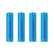 Esperanza eza102b esperanza akumulatorske baterije ni-mh aaa 1000mah 4ks modre