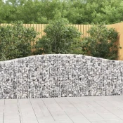 Lucne gabionske košare 25 kom 400x30x80/100cm pocincano željezo