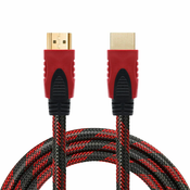 HDMI kabl na HDMI 3m/ crna/crvena