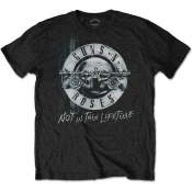 Guns N Roses Majica Not in this Lifetime Tour Xerox Unisex Black 2XL