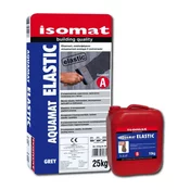 Isomat Aquamat Elastic 2K Fleksi, mineralni premaz, siv, 35kg