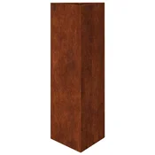 Vidaxl Vrtno cvetlično korito 30x26x75 cm corten jeklo