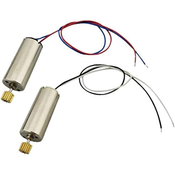 2 Spare Parts Motors for RC Drones Quadcopters JJRC H8C H8D DFD F183 (1 counterclockwise - 1 clockwise)