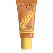 NYX Buttermelt Glaze Soft Glow Skin Tint puder za vse tipe kože 30 ml Odtenek 04 almond butta