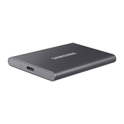 Samsung - Zunanji prenosni disk Samsung T7 SSD, 1 TB, siv