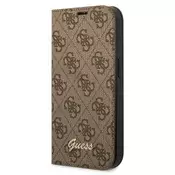 Guess Etui Guess 4G Vintage Gold Logo na iPhone 14 - rjavo