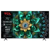 TCL Q6C 75Q6C TV 190.5 cm (75) 4K Ultra HD Smart TV Wi-Fi Metallic