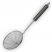 KADAX Žlica z režami, kuhinjski skimmer iz masivnega jekla, dolžina 38 cm, širina 14 cm