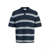 Jack & Jones Plus Pulover JORMAINE  kremna / mornarska / svetlo modra / kaki