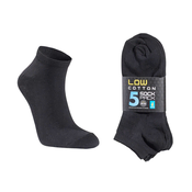 Nogavice Seger Basic Cotton 5-pack - ČRNA - 39-42