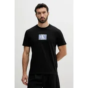 Calvin Klein Majica Box Tape Graphic LV04RC854G Črna Regular Fit