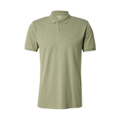 Polo majica Hollister Co. za muškarce, boja: zelena, bez uzorka