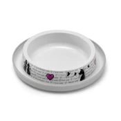 MODERNA Posuda za macke Trendy Dinner Cats in Love, 210ml, Bela