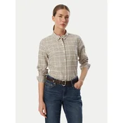 Barbour Srajca Woodside LSH1643CR52 Bež Slim Fit