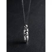 REYTEL Obeski BULLET WITH SKULL srebrna