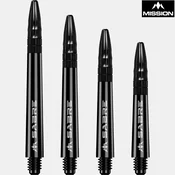 Trupi za pikado puščice/MISSION/SABRE/Shafts/Black