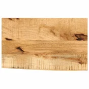 Vidaxl Mizna ploŽa 50x40x3,8 cm naraven rob trden robusten mangov les