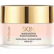Perfecta Skin Małgorzata Kożuchowska 30+ vlažilna in posvetlitvena krema za obraz za dan in noč 50 ml