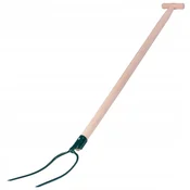 KADAX Vrtne vile za gnoj, seno in slamo, 2-zobe, kovinske, dolžina 132 cm