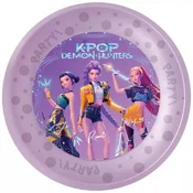 K-Pop Demon Hunters: večkrat uporabni krožniki – 21 cm, komplet 4