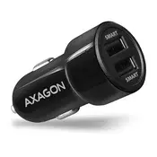 Axagon PWC-5V5 2.4A + 2.4A crni punjač za automobil