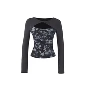 Trendyol Milla ženski bluza Twoaw26Bz00098, Siva-Antracit