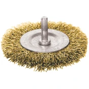 EXTOL CRAFT Medeninasto prevlečena okrogla krtača 100 mm